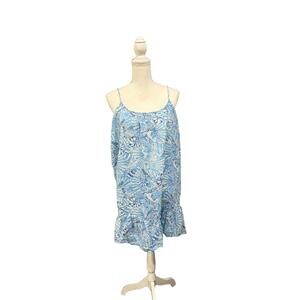 Lilly Pulitzer Blue Patterned Mini Dress, size large